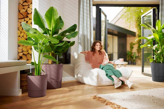 greensense aqua care round 35cm clay brown